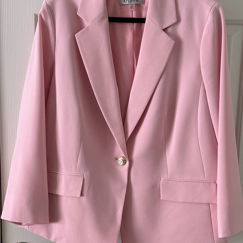 Kasper Women's Soft Pink Suit Jacket